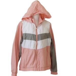 Original Ashley Light pink zip up windbreake - Size M